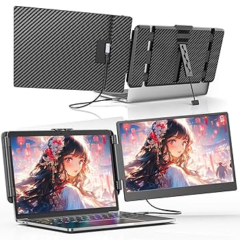 ノートパソコン⭐️デュアルモニター14インチ FHD 1080 モバイルモニター Amazon.co.jp: Laptomo デュアルモニター 14インチ IPS モバイル